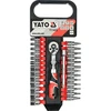 Yato Toya Sa Poland Galvučių, antgalių ir ilgintuvo rinkinys su terkšle | 6.3 mm (1/4") | 28 vnt. (YT-14433)