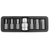 Antgalių rinkinys 7vnt, TORX Tamperproof Yato | TT25, TT30, TT40, TT45, TT50, TT55