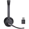 Ausinės Yealink WH64 Hybrid Dual Teams Laisvų rankų įranga Bevielis Su lankeliu Biuras / skambučių centras Mikro USB Bluetooth Įkrovimo stovas Juoda
