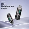 Yesido Adapteris OTG GS24 – Typ C (male) to Type C (female) – with LCD display juodas