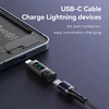 Yesido Adapteris OTG GS25 – Lightning (male) to Type C (female) – with LCD display juodos spalvos
