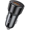 Yesido automobilinis įkroviklis Y64 - USB + Type C - 20W + PD 30W juodos spalvos