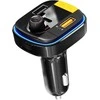 „Yesido“ FM siųstuvas Y45 MP3, „Bluetooth“ - 2xUSB + C tipo + „Micro SD“ - QC 18W PD 20W juodas
