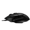 LOGITECH G502 X Pelė žaidimams - Juodas - USB + G240 Pelė kilimėlis