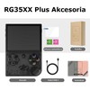 Žaisimų konsolė Anbernic RG35XX Plus skaidriai juodos spalvos