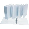 Žiedinis segtuvas Panta Plast, A4, 80mm, 4 žiedų, baltos spalvos