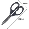 Žirklės DELI 77754 17cm soft touch, pilkos spalvos