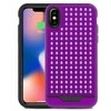 Zizo Star Diamond Hybrid dėklas skirtas Apple iPhone X Violetinė/Juodas
