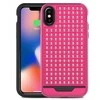 Zizo Star Diamond Hybrid dėklas skirtas Apple iPhone X Rožinė/Juodas