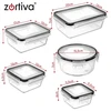 „Zortiva“ maisto konteinerių rinkinys – 12 vnt.