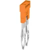 ZQV 2.5N/2 trumpiklis, 2P, 24A, žingsnis 5.1mm, oranžinis, Weidmuller