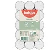 Žvakė, arbatinė Bolsius, 3.5 h, 30 vnt., Balta