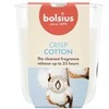 Žvakė, aromatinė Bolsius Crisp Cotton, 25 h, Balta