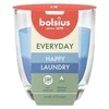 Žvakė, aromatinė Bolsius Happy Laundry, 21 h, Mėlyna/Žydra