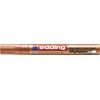Žymeklis Edding 750 lako pagrindu, apvaliu galiuku, 2-4mm, rudos spalvos