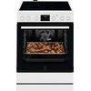 60 cm pločio baltos spalvos el.keraminė viryklė Electrolux LKR64022AW