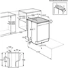 60 cm pločio laisvai pastatoma baltos spalvos indaplovė Electrolux E62SD200SW
