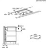 80 cm pločio indukcinė kaitlentė su integruotu gartraukiu AEG TT84CB00CB