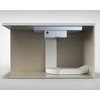 Įmontuojama indukcinė kaitlentė su gartraukiu (2 in 1) Baraldi Diamond Flexi 83x51cm 700m3/h