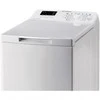 INDESIT Viršutinė skalbimo mašina BTW S60400 EU/N, C energijos klasė, 6kg, 1000 aps./min., Gylis 60 cm