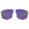 Akiniai Uvex axos set baltas matt / mirror violetinė