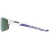 Akiniai Uvex axos set baltas matt / mirror violetinė