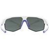 Akiniai Uvex axos set baltas matt / mirror violetinė