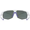 Akiniai Uvex axos set baltas matt / mirror violetinė