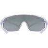 Akiniai Uvex dyrt clear violetinė / mirror red
