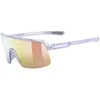 Akiniai Uvex dyrt clear violetinė / mirror red