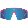 Akiniai Uvex flowline glacier pink matt / mirror mėlynas