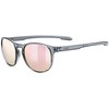 Akiniai Uvex LGL 53 smoke / mirror pink