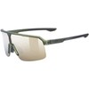 Akiniai Uvex ramp olive matt / mirror auksinis
