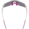 Akiniai Uvex sequenze clear / mirror pink