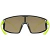 Akiniai Uvex skyrise jr. juodas-yellow matt / mirror yellow