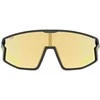 Akiniai Uvex skyrise jr. juodas-yellow matt / mirror yellow
