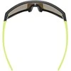 Akiniai Uvex skyrise jr. juodas-yellow matt / mirror yellow