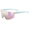 Akiniai Uvex skyrise jr. pink-žalias matt / mirror pink
