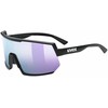 Akiniai Uvex sportstyle 235 juodas matt / mirror lavender
