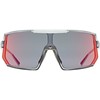 Akiniai Uvex sportstyle 235 smoke transparent / mirror red
