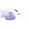 Akiniai Uvex sportstyle 237 baltas matt / mirror lavender