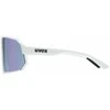Akiniai Uvex sportstyle 237 baltas matt / mirror lavender