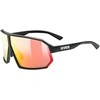 Akiniai Uvex sportstyle 237 CV juodas mat / racy red
