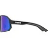 Akiniai Uvex sportstyle 237 CV juodas mat / buzzy mėlynas
