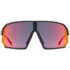 Akiniai Uvex sportstyle 237 juodas matt / mirror red