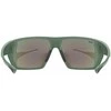 Akiniai Uvex sportstyle 238 moss matt / mirror žalias