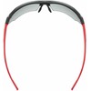 Akiniai Uvex Sportstyle 802 variomatic juodas red baltas / smoke
