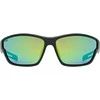 Akiniai Uvex sportstyle 806 juodas matt / mirror žalias