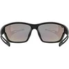 Akiniai Uvex sportstyle 806 juodas matt / mirror žalias
