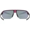 Akiniai Uvex vectiv komplektas cranberry trans. matt / mirror rose